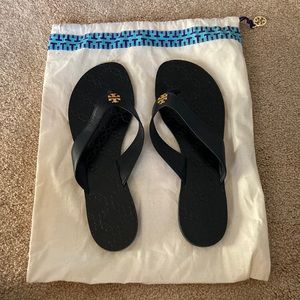 Tory Burch monroe thong calf leather